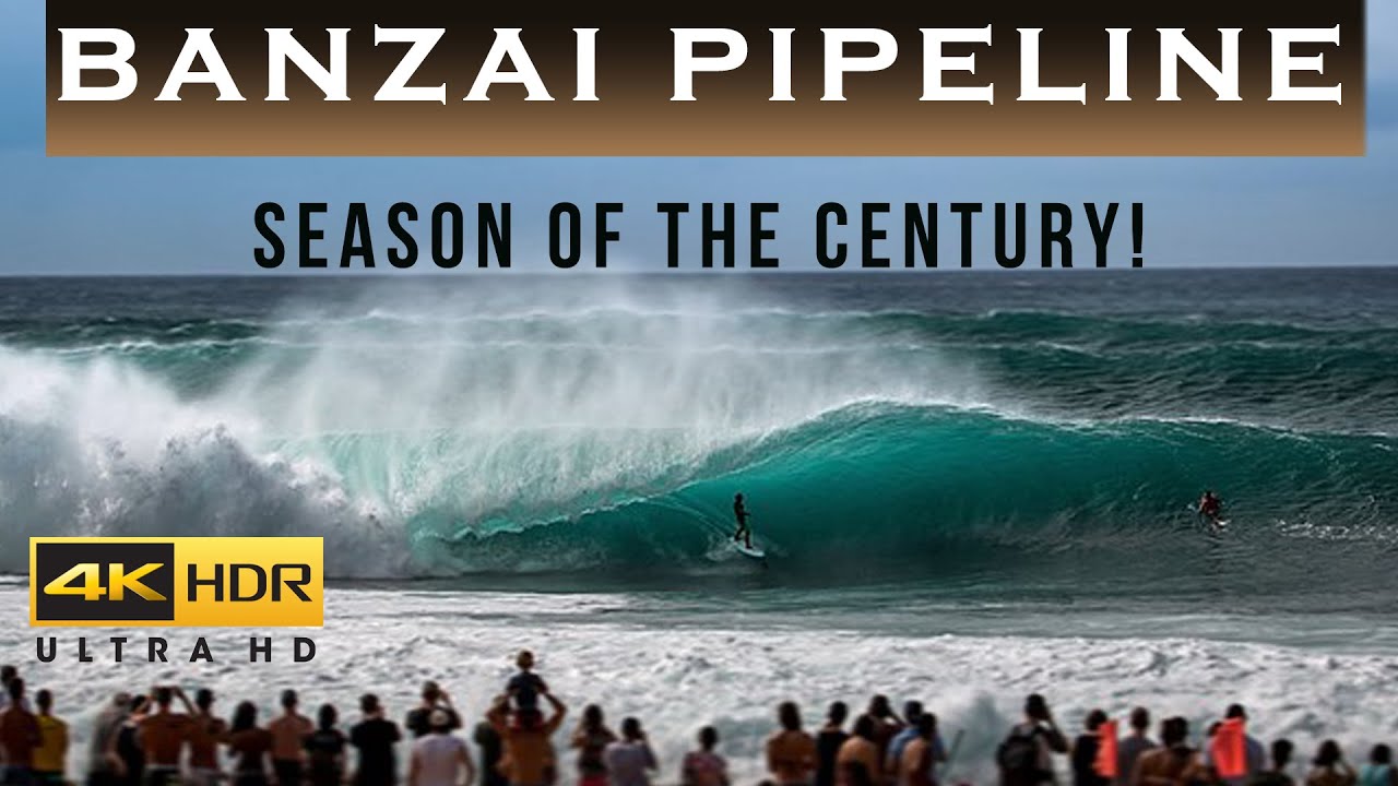 4K - ALL NEW SEASON 20/21 - BANZAI PIPELINE STORE LOOP - DRONE AND LAND