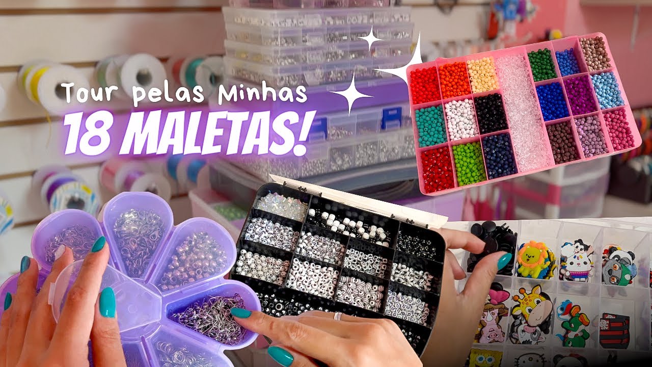 TOUR PELA MINHAS 18 MALETAS DE MIÇANGAS.