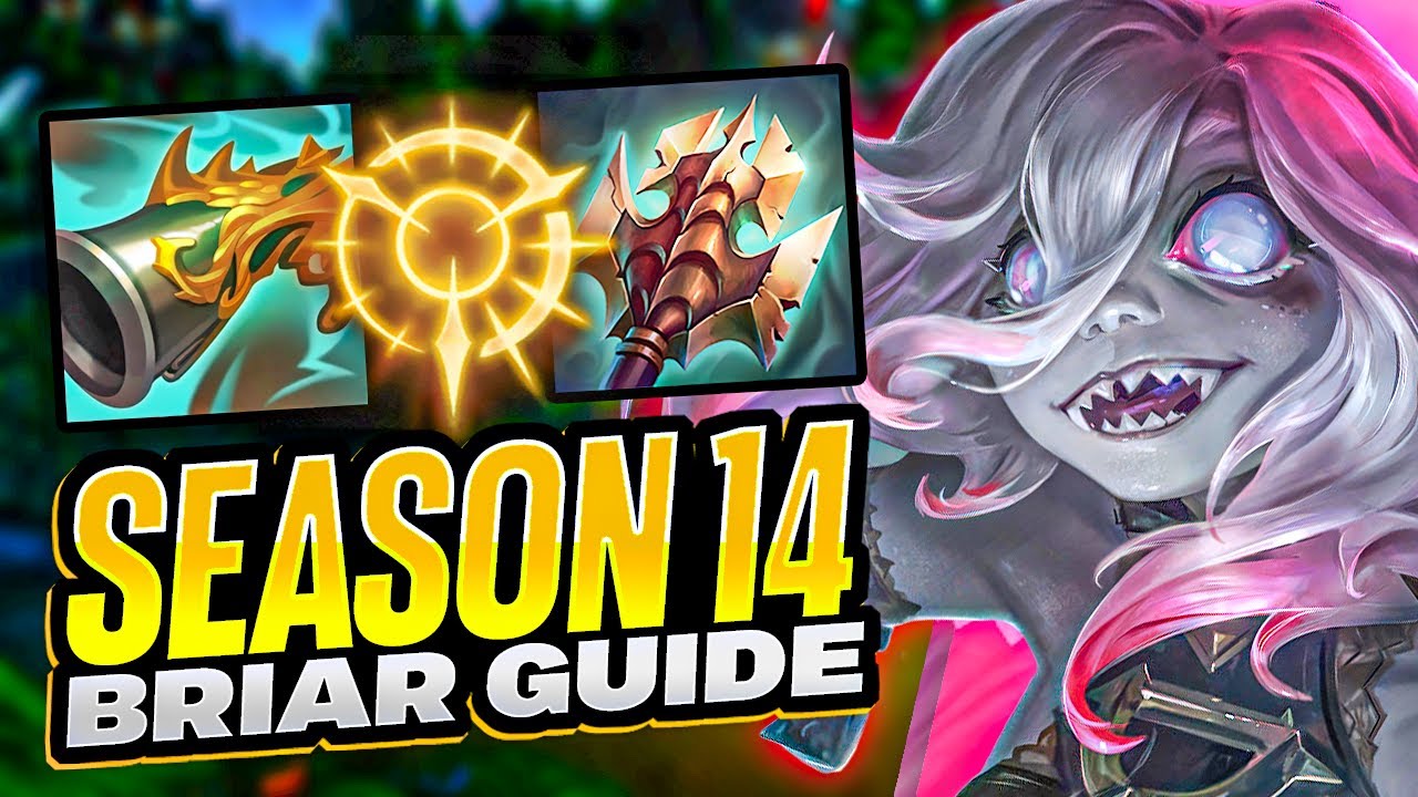 L0ganJGs SEASON 14 Challenger Briar GUIDE for Beginners | Runes, Builds, Pathing