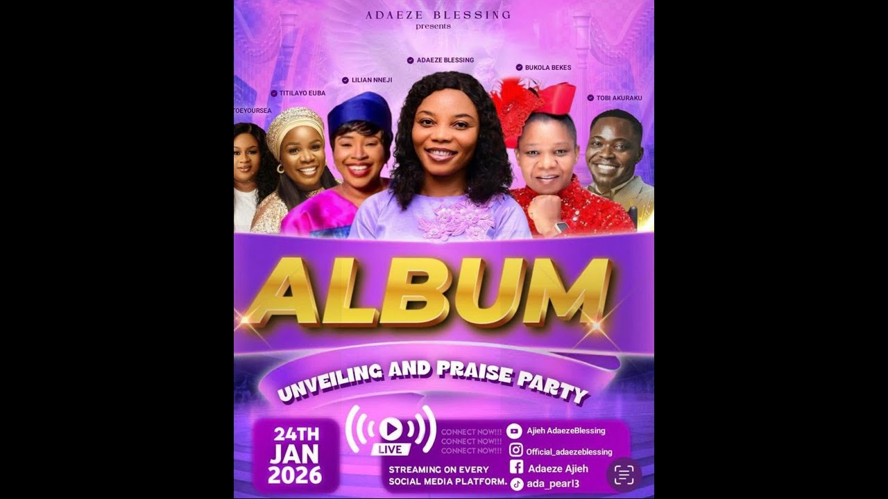 Ajieh Adaeze Blessing  Album Lunching