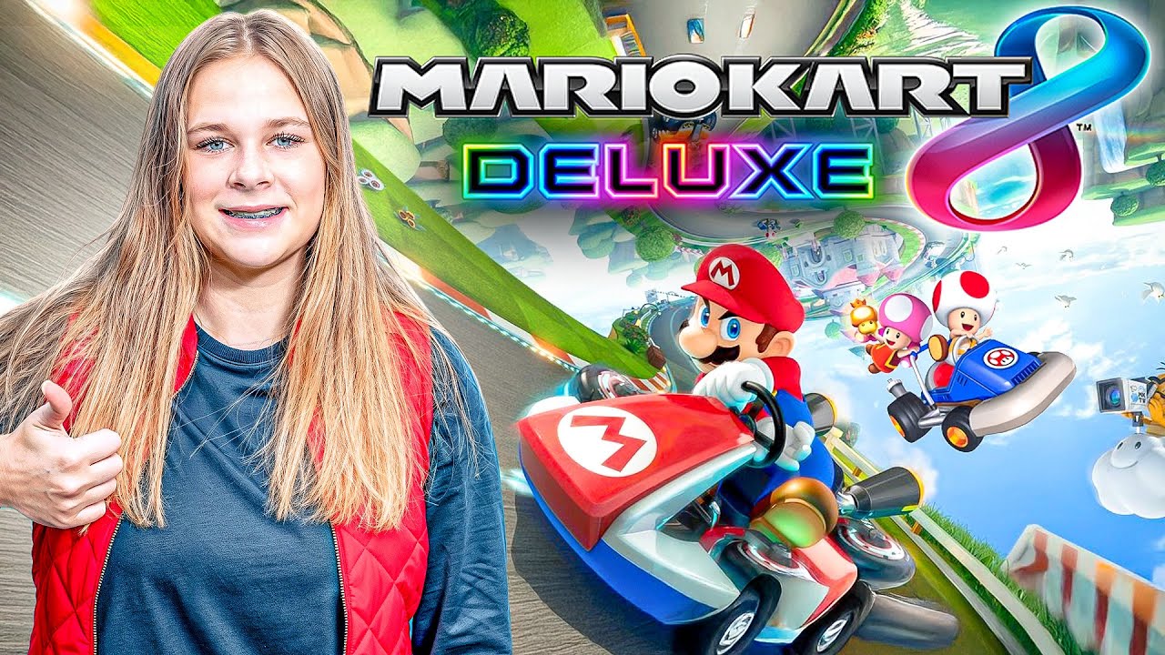 Assistant and Mr Enginer Play Nintendo Mario Kart 8 Deluxe as Mario and Toad