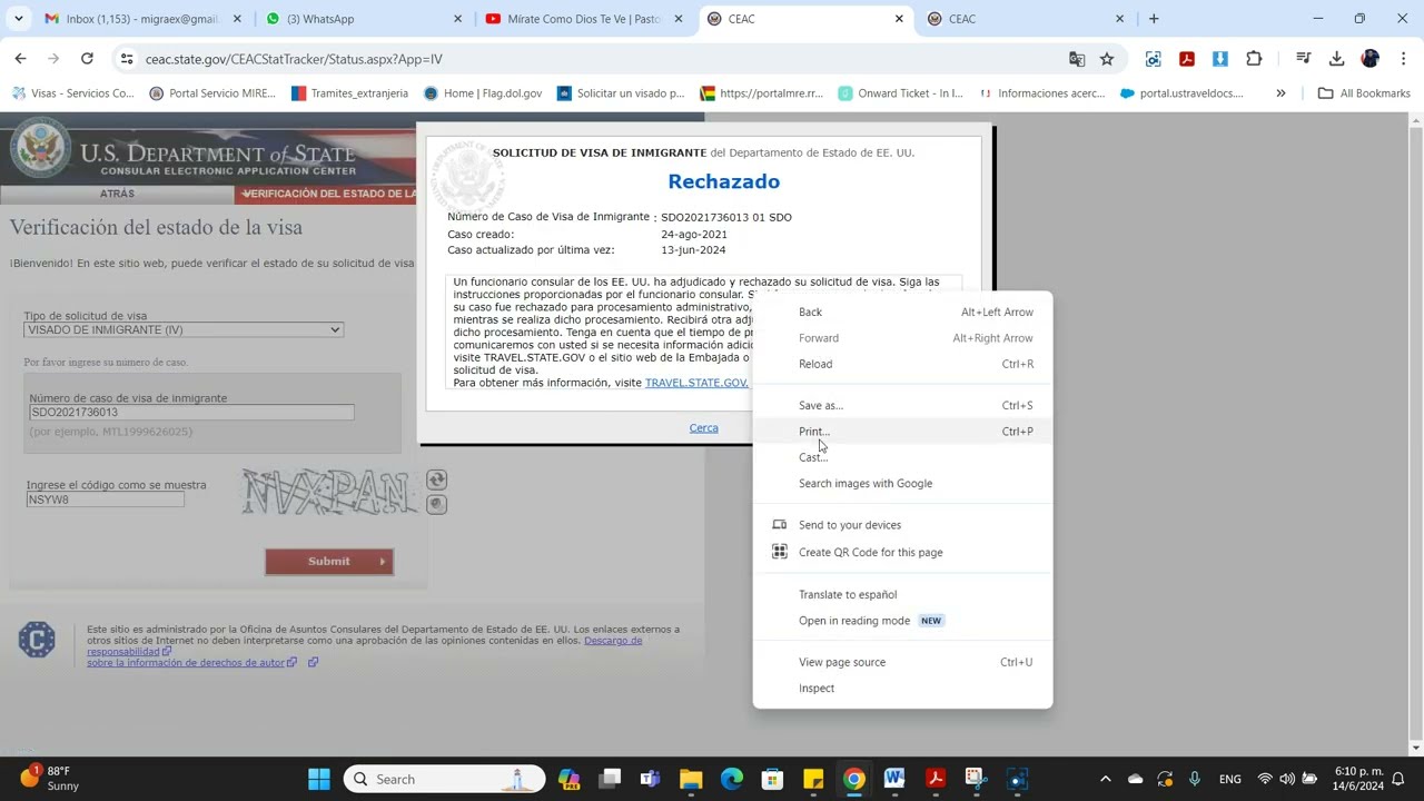 TUTORIAL: C&Oacute;MO REVISAR TU CASO EN PROCESO ADMINISTRATIVO VISA DE INMIGRANTE Y DE NO INMIGRANTE