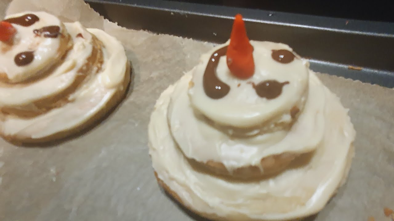 Delicious Olaf☃️Cookies made by my kids⛄⛄❄❄