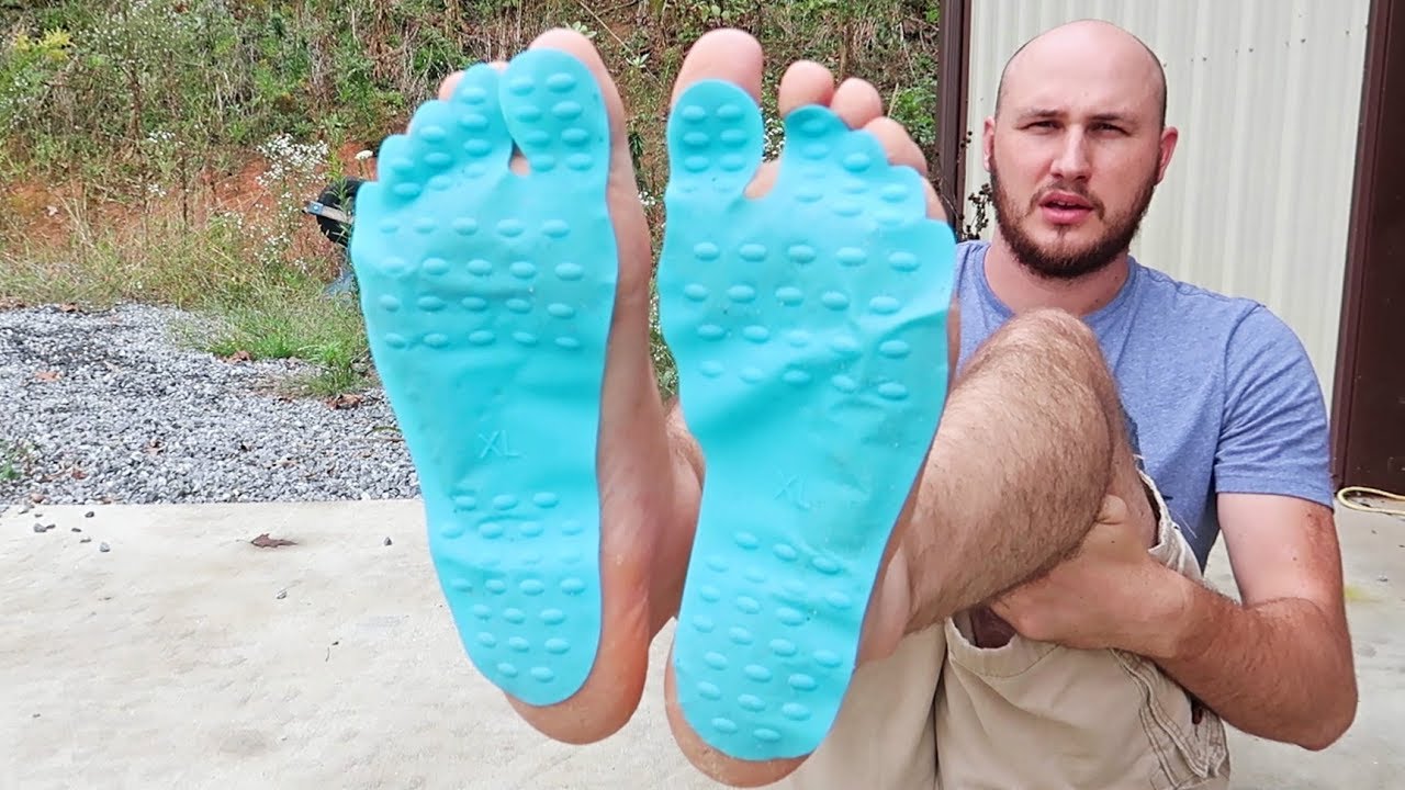 Trying Stick on Foot Pads for the First Time