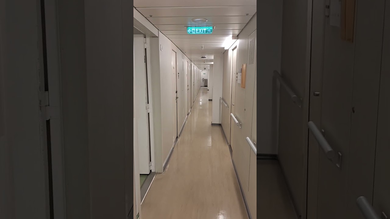 inside the cruise ship staff cabin