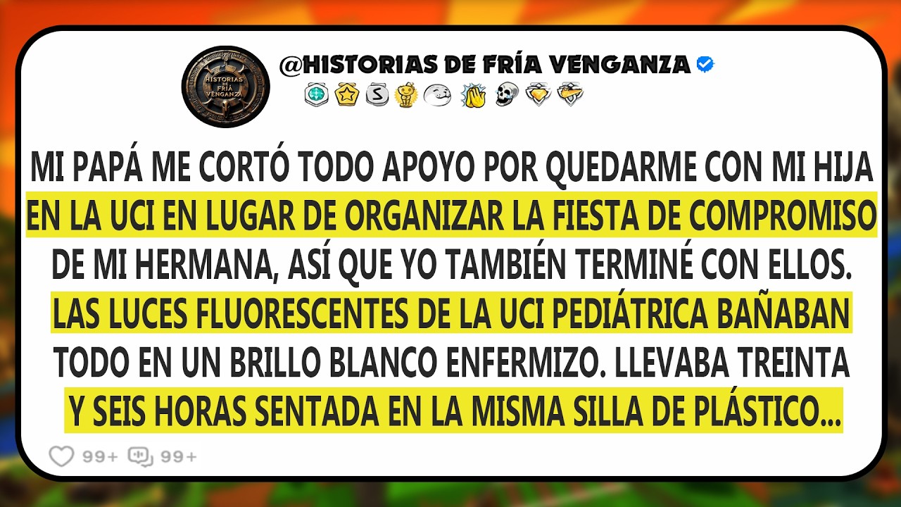 Mi papá me cortó todo por quedarme con mi hija en la UCI en lugar de ayudar a preparar el de...