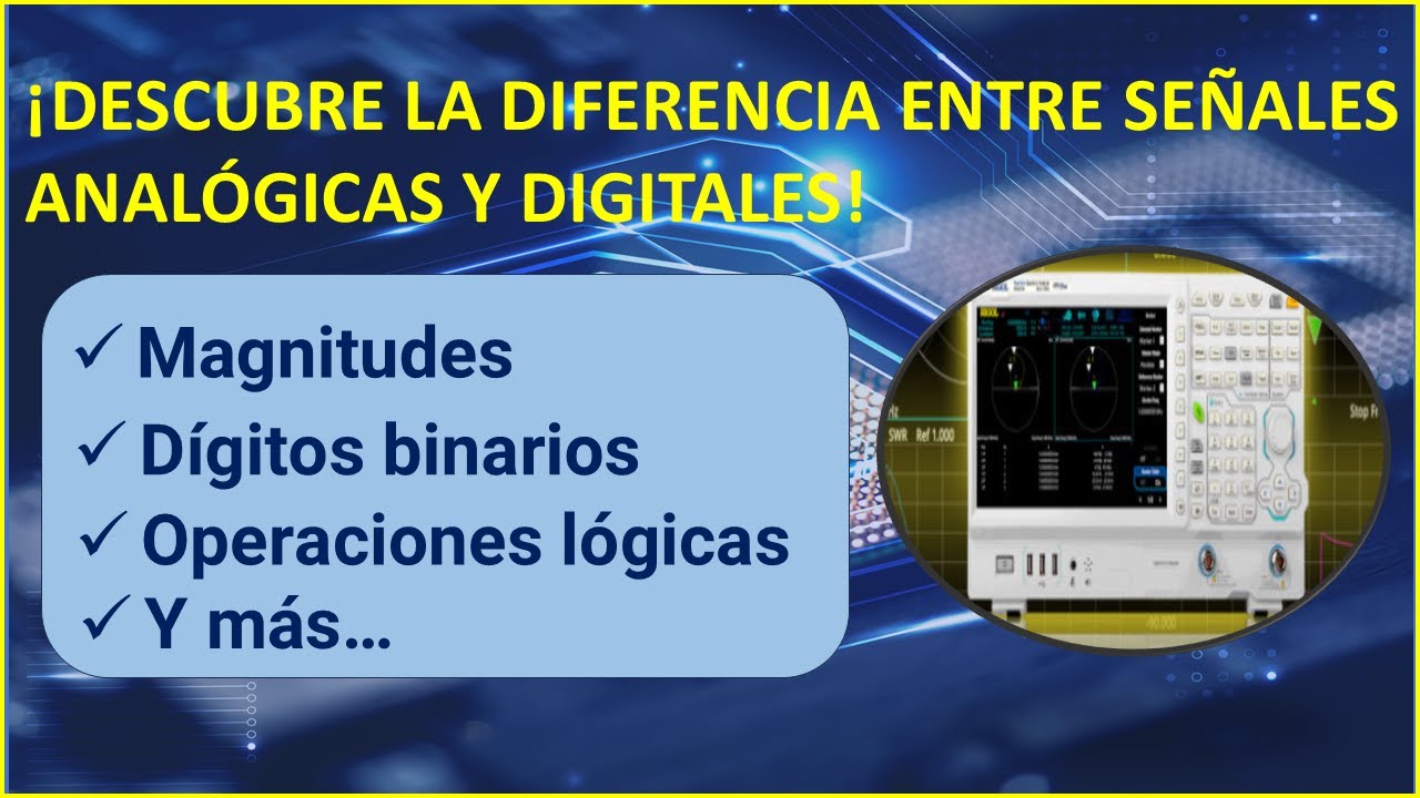 ¡Descubre la diferencia entre señales analógicas y digitales!