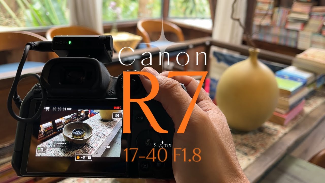 Canon R7 bị mất chống rung khi gắn Sigma 17-40 F1.8 ngàm RF cho Canon | Canon R6ii vlog