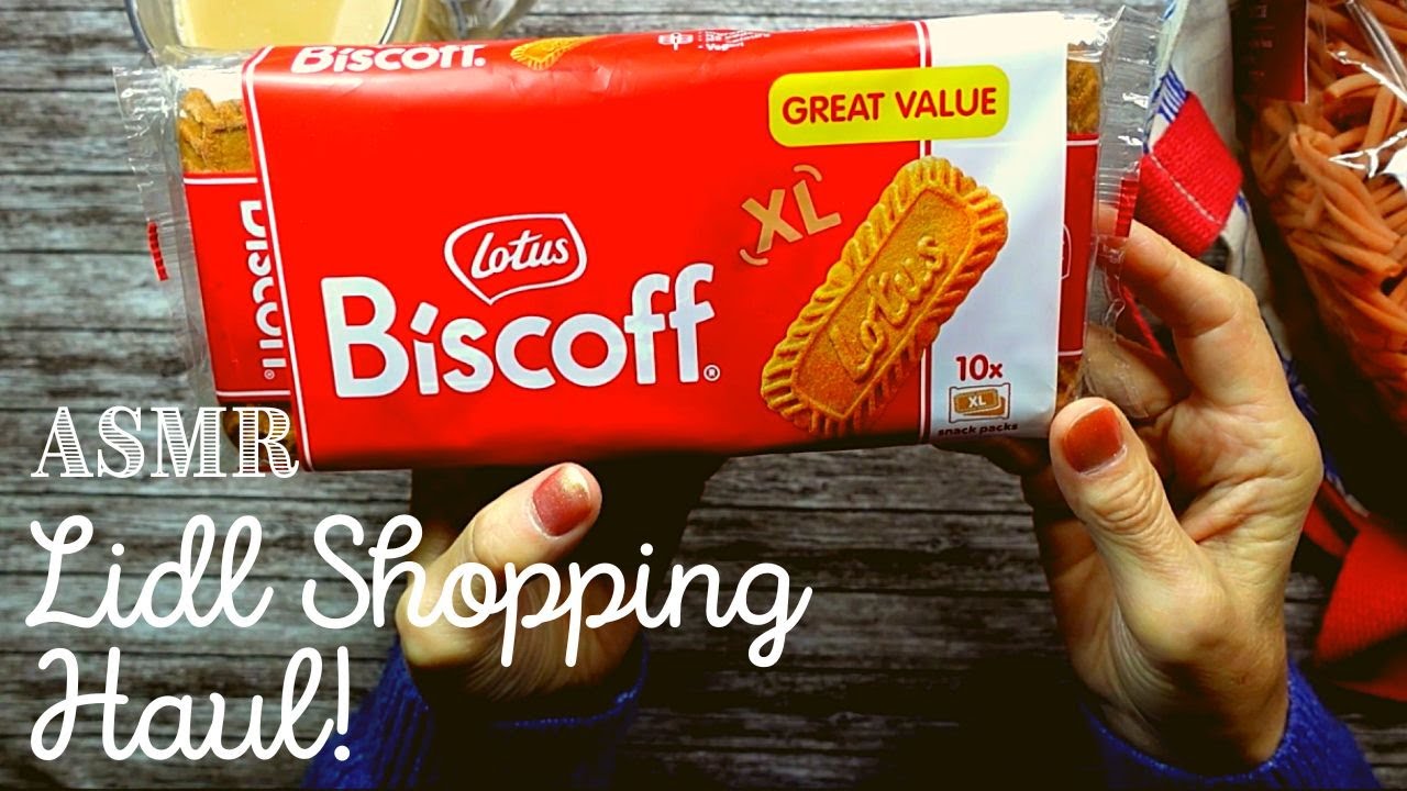 ASMR | Lidl Shopping Haul at Coffee Time with Tasting! Whispered Chatty Ramble