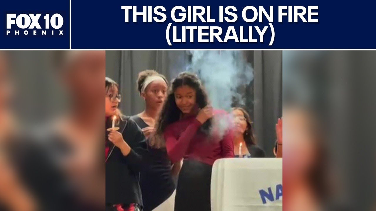 AZ teen's hair caught fire during honor society induction | FOX 10 Phoenix