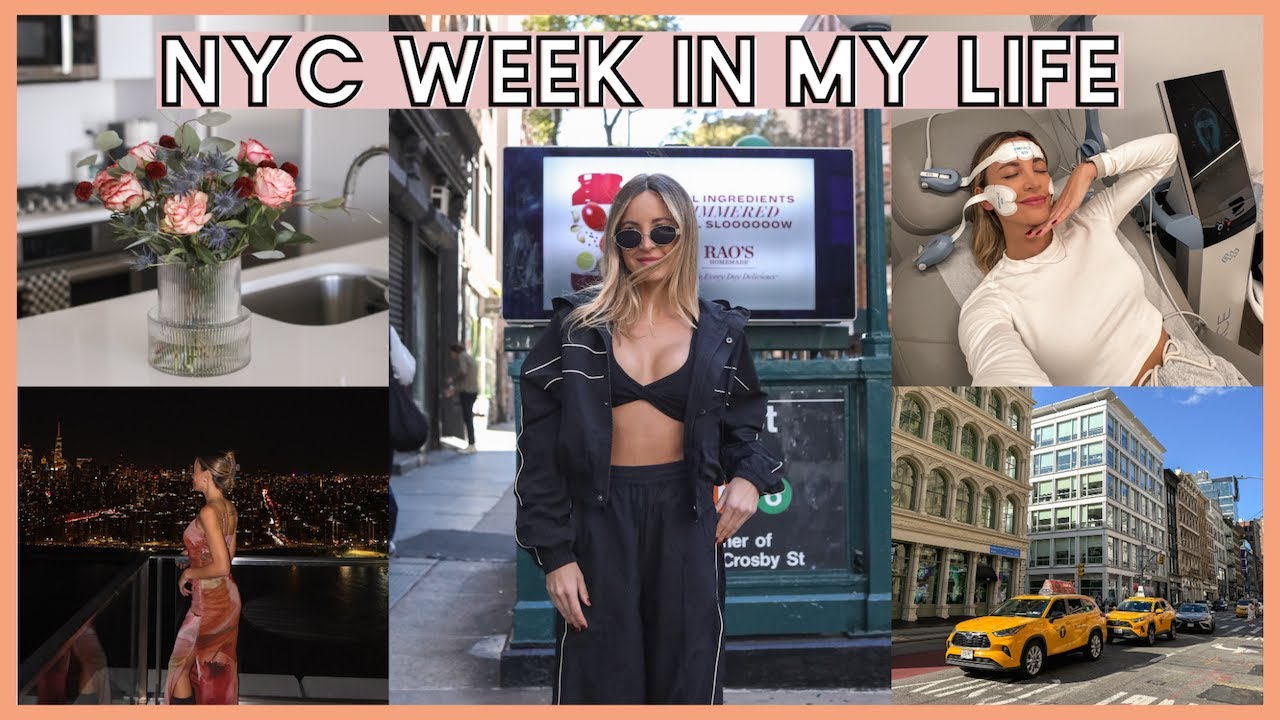NYC VLOG: workouts, self-care, balanced living & healthy routines | week in my life in New York City