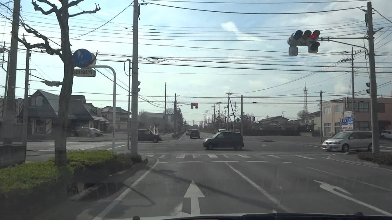 【車載動画】群馬県伊勢崎市　市街地