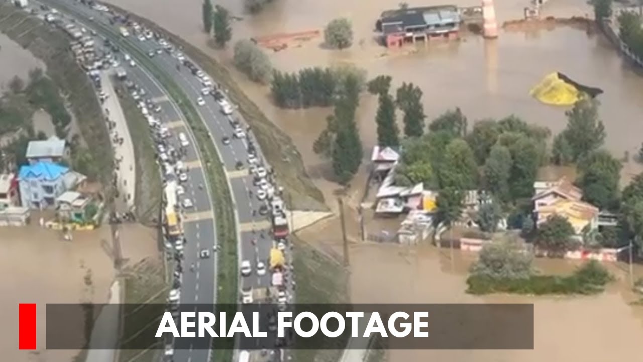 Srinagar: Aerial Footage Reveals the Impact on Flood-Hit Areas