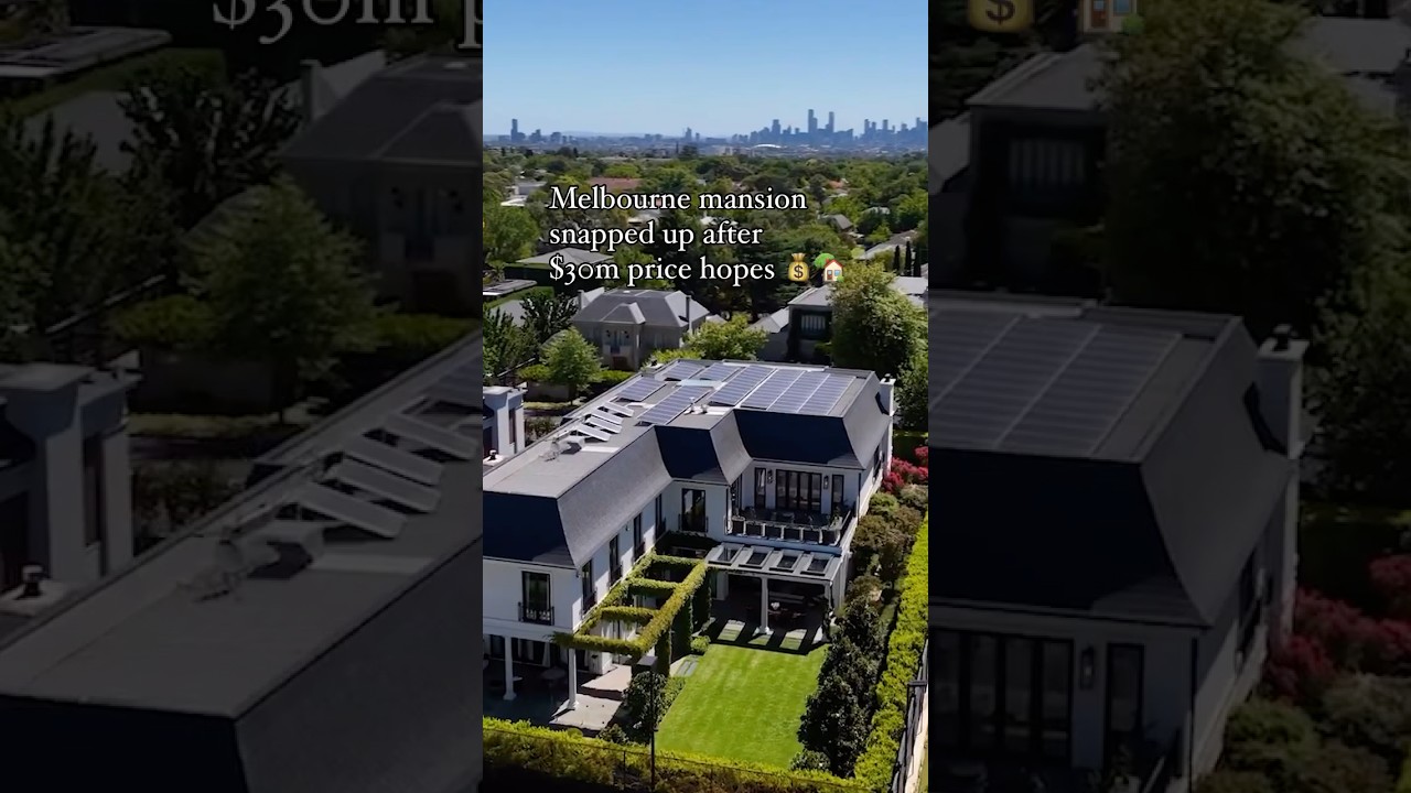 With a $27.5m&ndash;$30m tag, this Monumental Melbourne mansion has been snapped up 🏠💰 #luxyryrealestate
