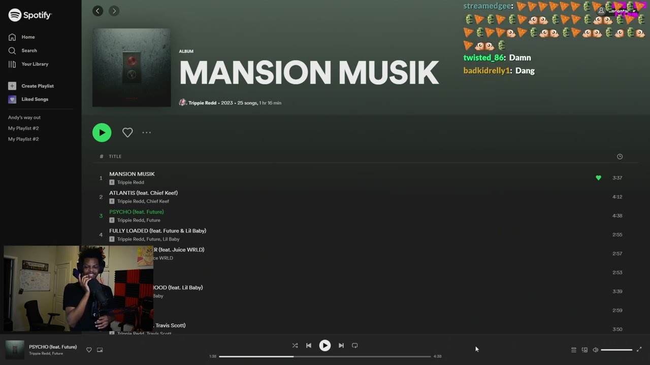 ImDOntai Reacts To Trippie Redd Mansion Musik