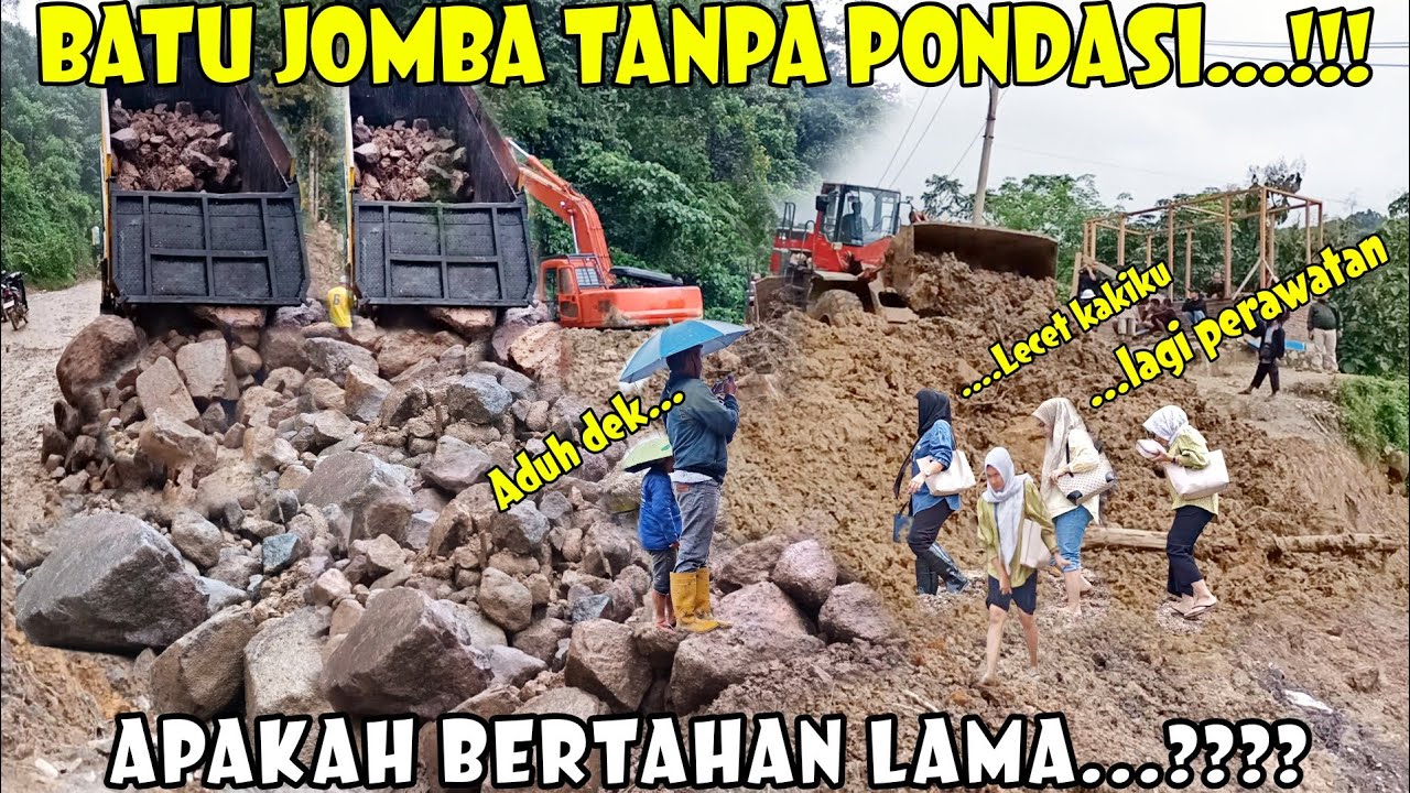 Tanpa Pondasi...❗Apakah Batu Jomba Bisa bertahan Lama??