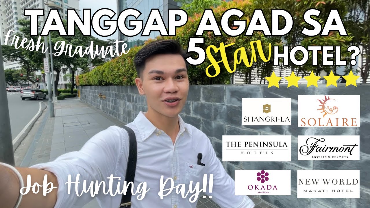 Fresh Graduate Job Hunting | Walk In Application sa Hotel | Tanggap Agad sa 5 Star Hotel?