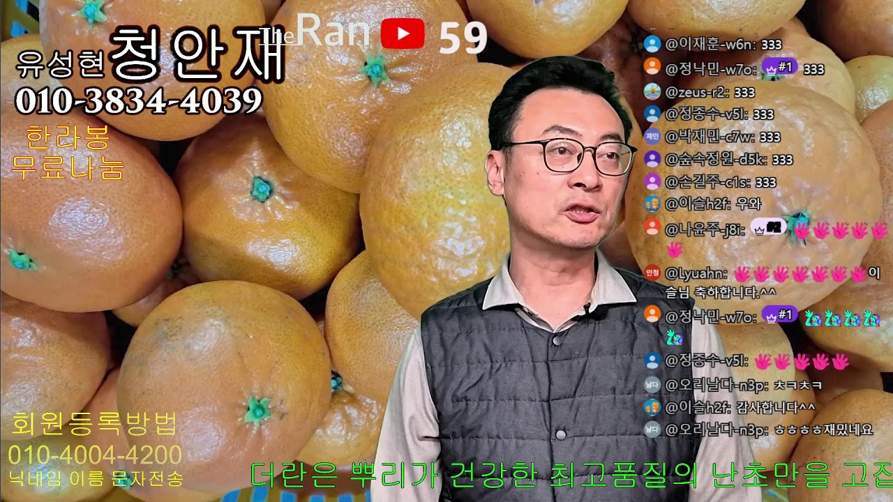 명품난초경매TV-더란-26년 03월 02일 실시간 경매