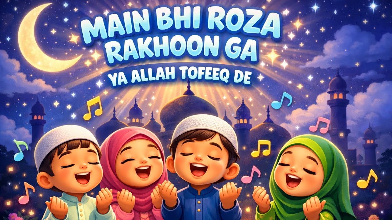 Roza Ka Super Power 💪🌙 | Ramadan Poem for Kids | Islamic Rhymes & Cartoon NasheedM
