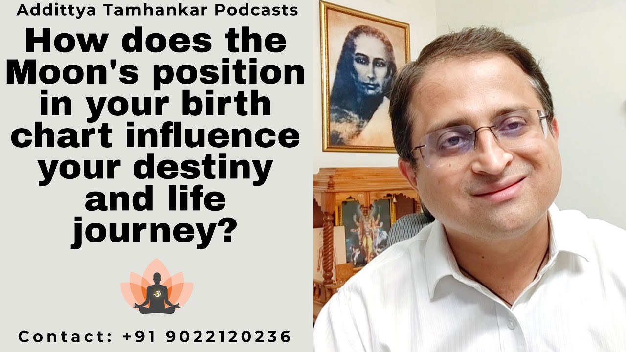 How does the Moon's position in your birth chart influence your destiny and life journey? #moon