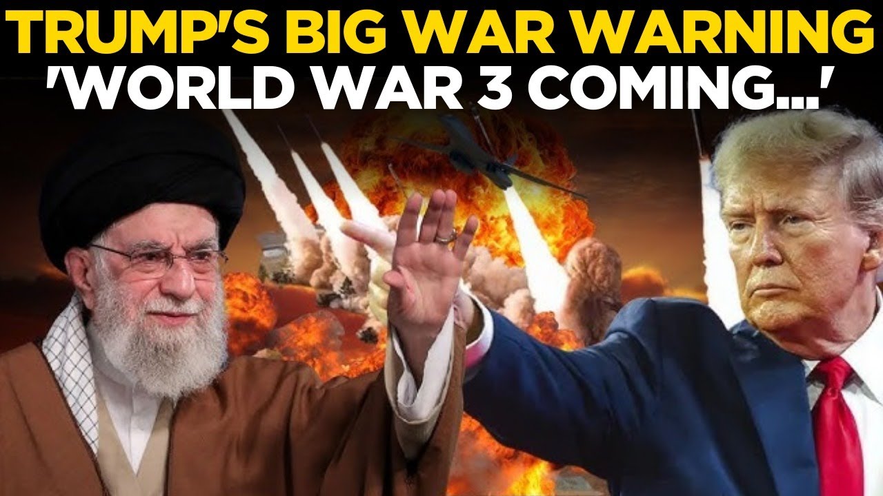 Donald Trump LIVE: Trump Drops Iran Bombshell | Middle East on High Alert | World War III | US News