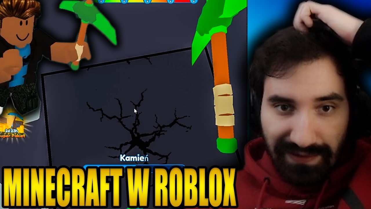 MINECRAFT W ROBLOX CZYLI NIESKOŃCZONE KOPANIE W DÓŁ | Roblox