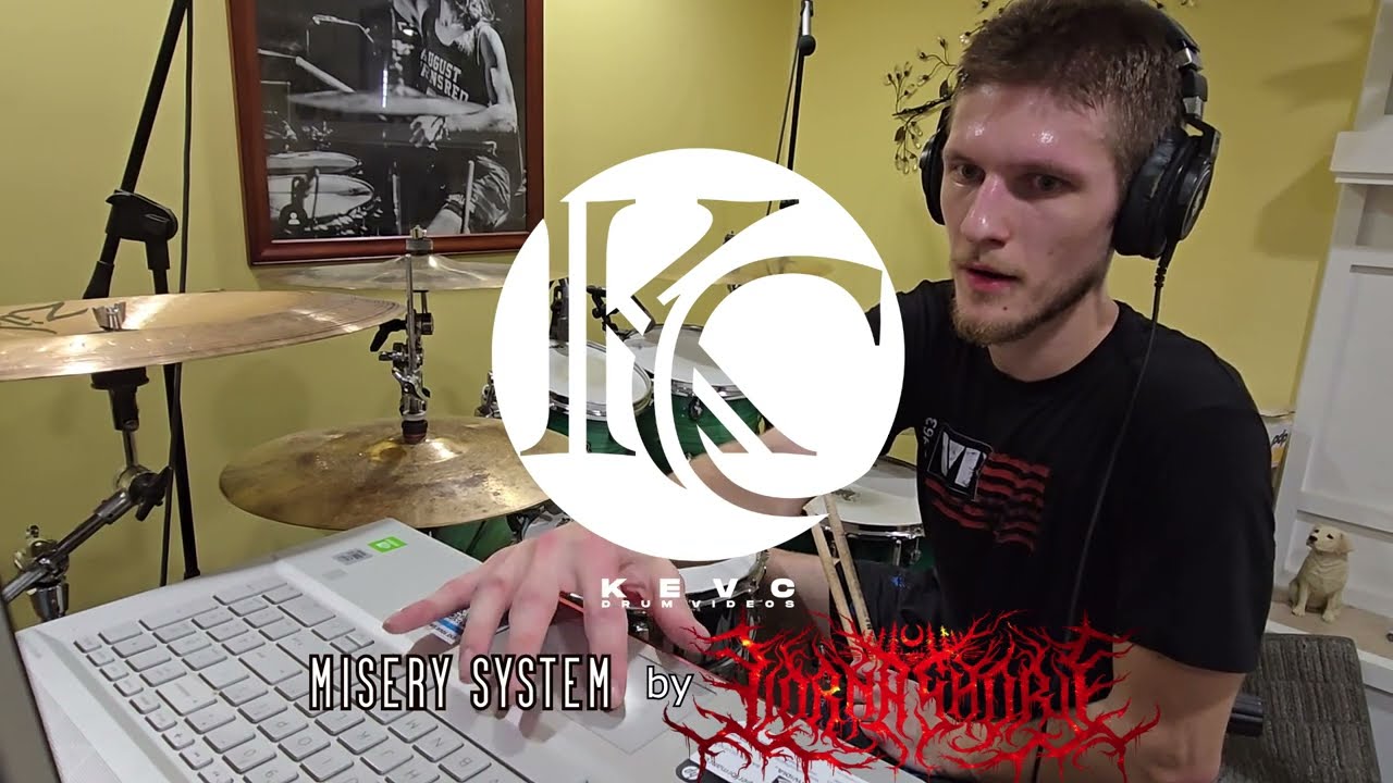 Lorna Shore | Misery System [DRUM COVER] | Kevin Corkran