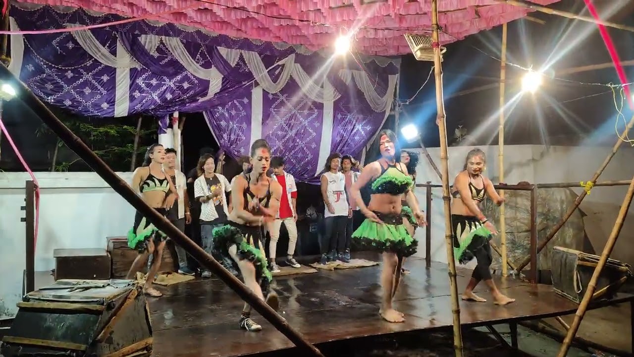 Tija Yadav Nach party Paras Pakdi chauk Hungama dance program