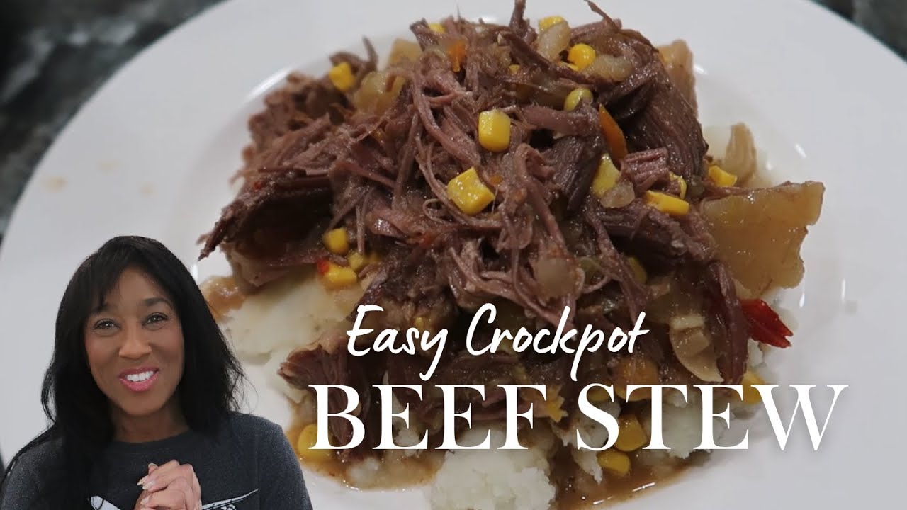 Dump & Go Crockpot Beef Stew | Easy Slow Cooker Meal