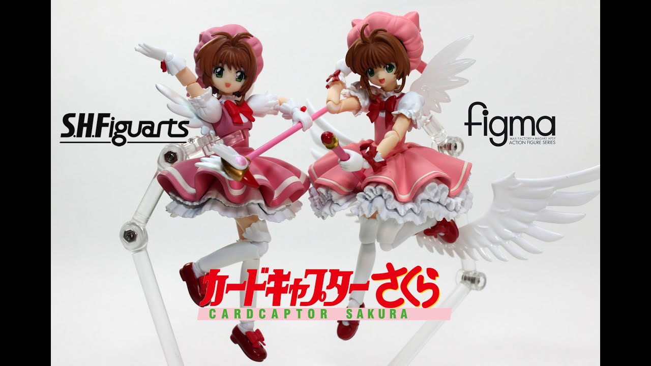 S. H. Figuarts | Figma | Cardcaptor Sakura | Kinomoto Sakura Action Figure Comparison Review