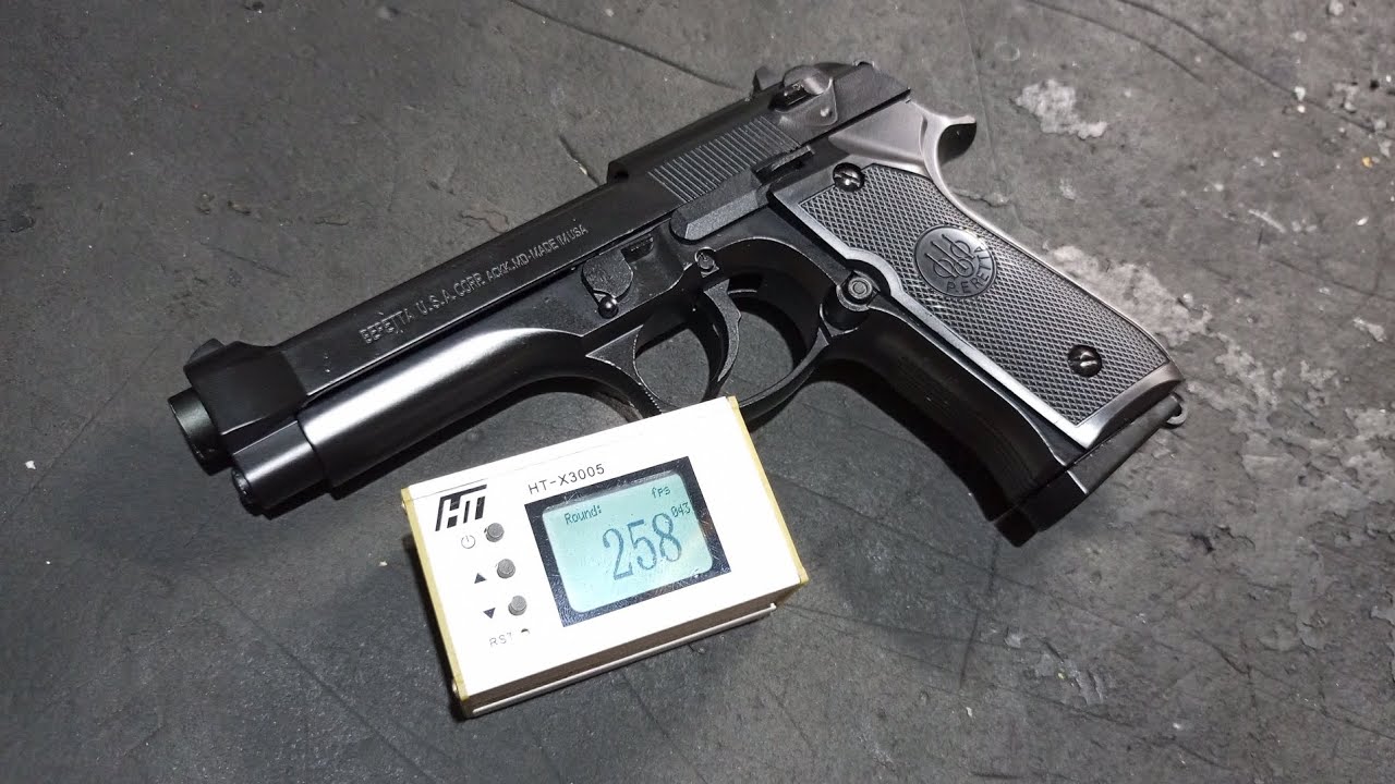 M9 Beretta Fullmetal | Gelblaster 7mm Convert Airsoft BB 6mm