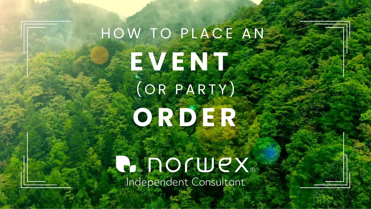 Norwex Consultant: How to create an Event and either receive 35% off or earn 35% with FREE product!