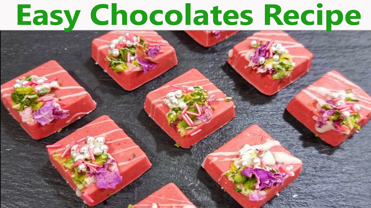 घर पर चॉकलेट बनाने का सबसे आसान तरीका Chocolate Recipe In Hindi | Manisha Bharani Kitchen