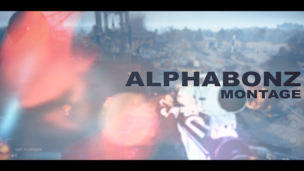 alphabet montage