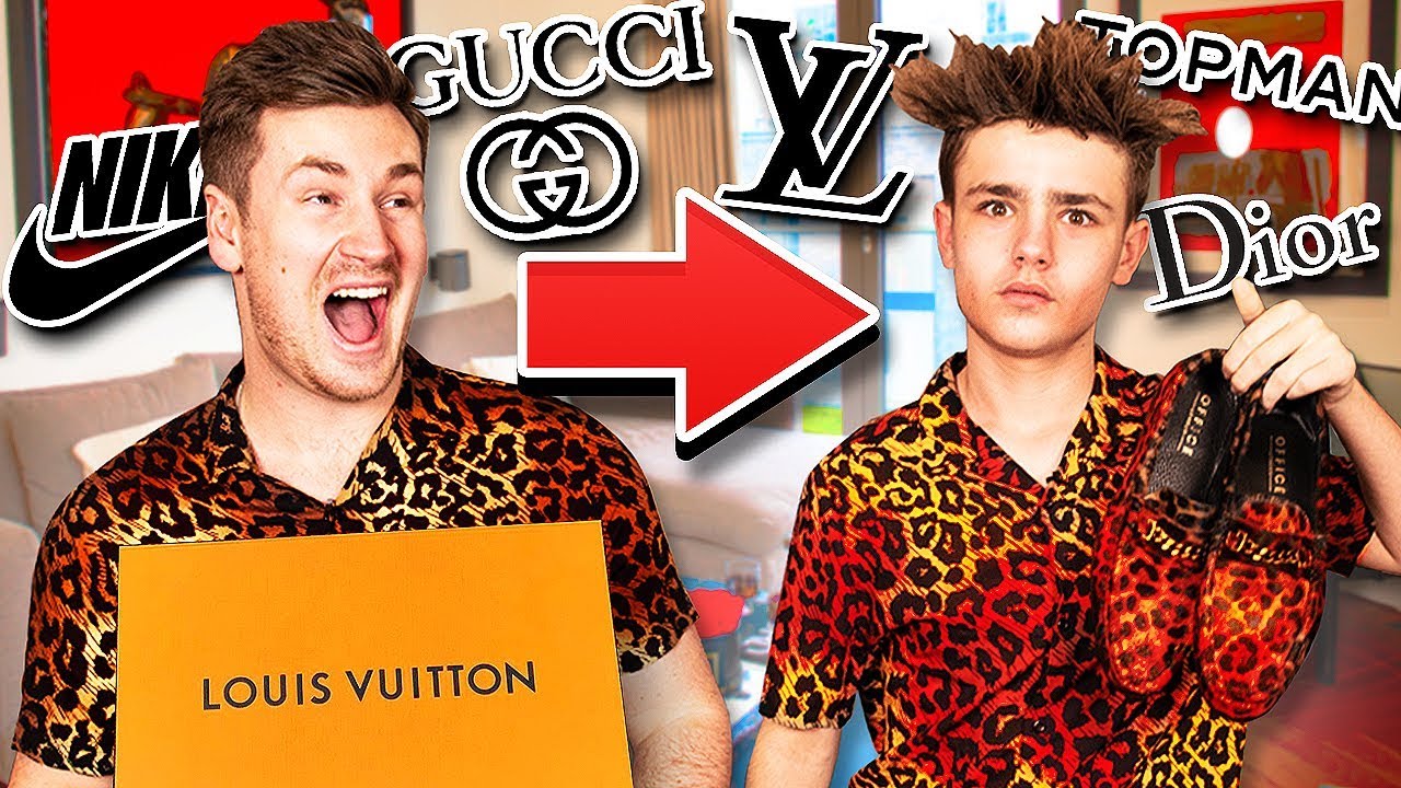 GIVING MY 16 YEAR OLD BROTHER A MAKEOVER (REVENGE)