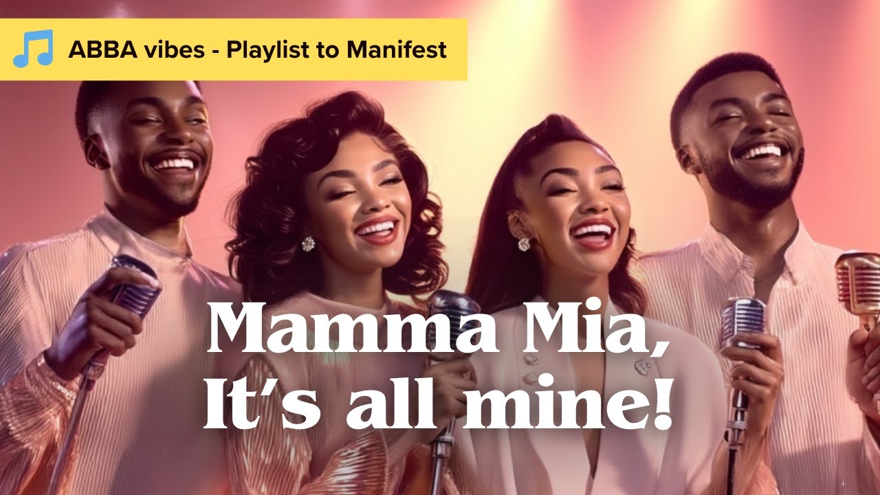 Music to Manifest 🎙️ MAMMA MIA - ABBA popular songs inspired - dance, sing & attract your dreams