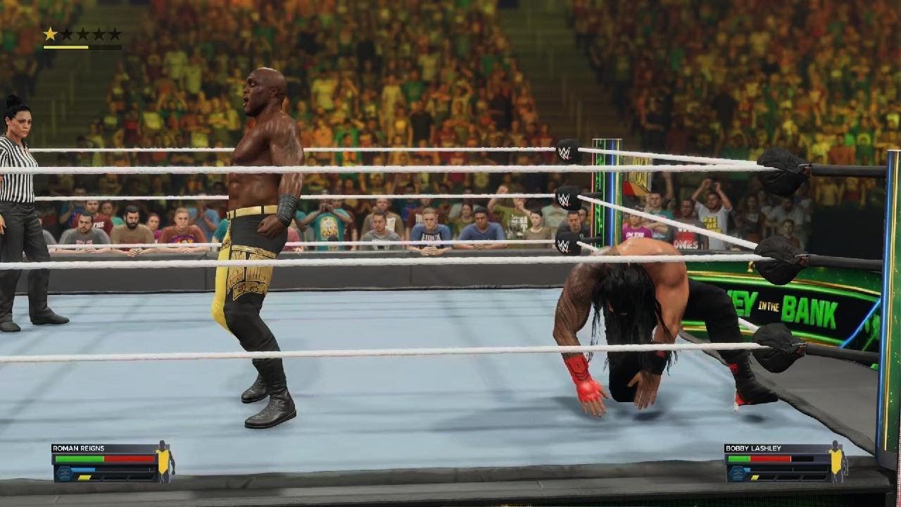 Roman Reigns vs Bobby Lashley - WWE Title Match