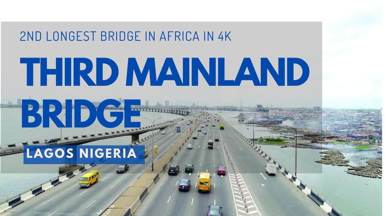 Drive through the 2nd longest bridge in Africa (Third MainLand Bridge) in 4k - 2021