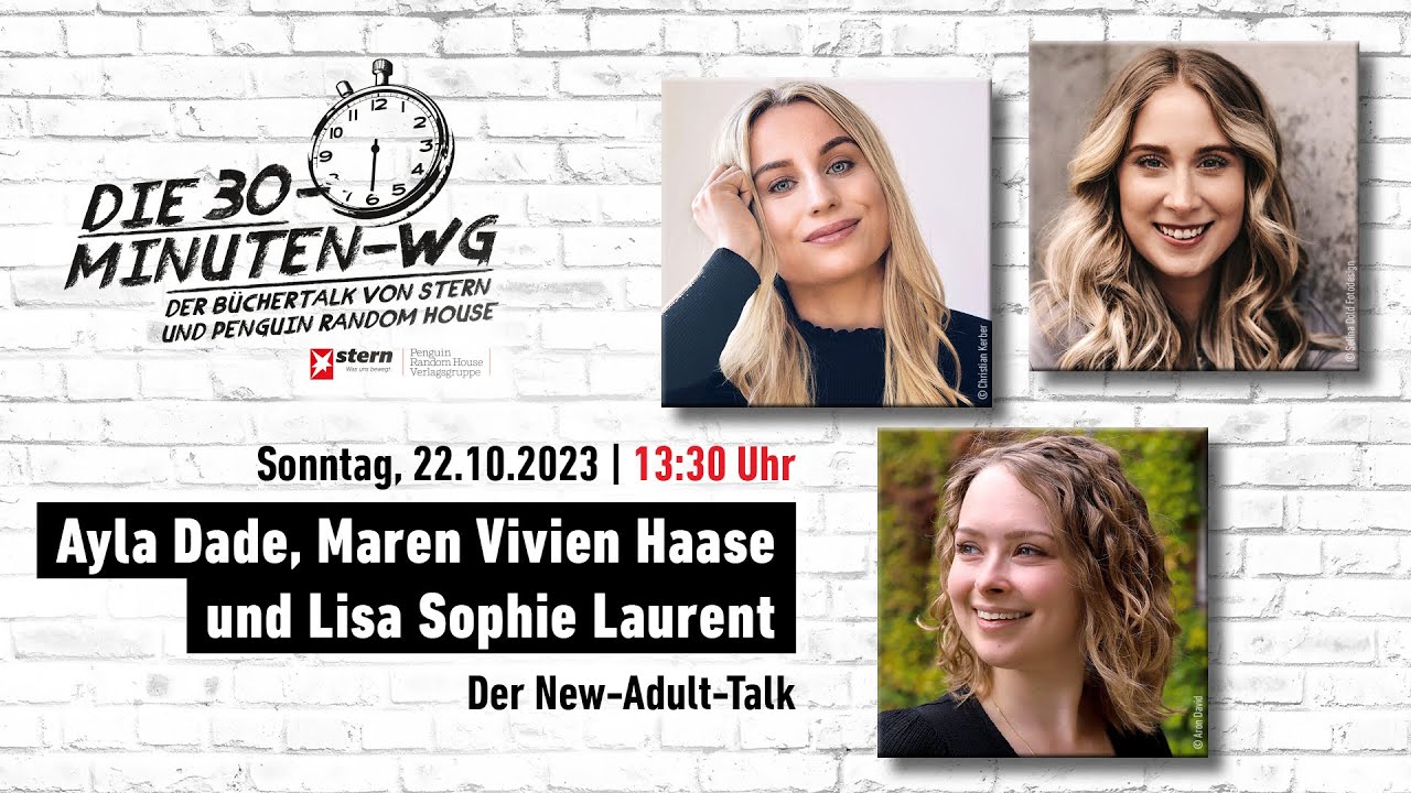 Der New-Adult-Talk | Ayla Dade, Maren Vivien Haase & Lisa Sophie Laurent | Frankfurter Buchmesse