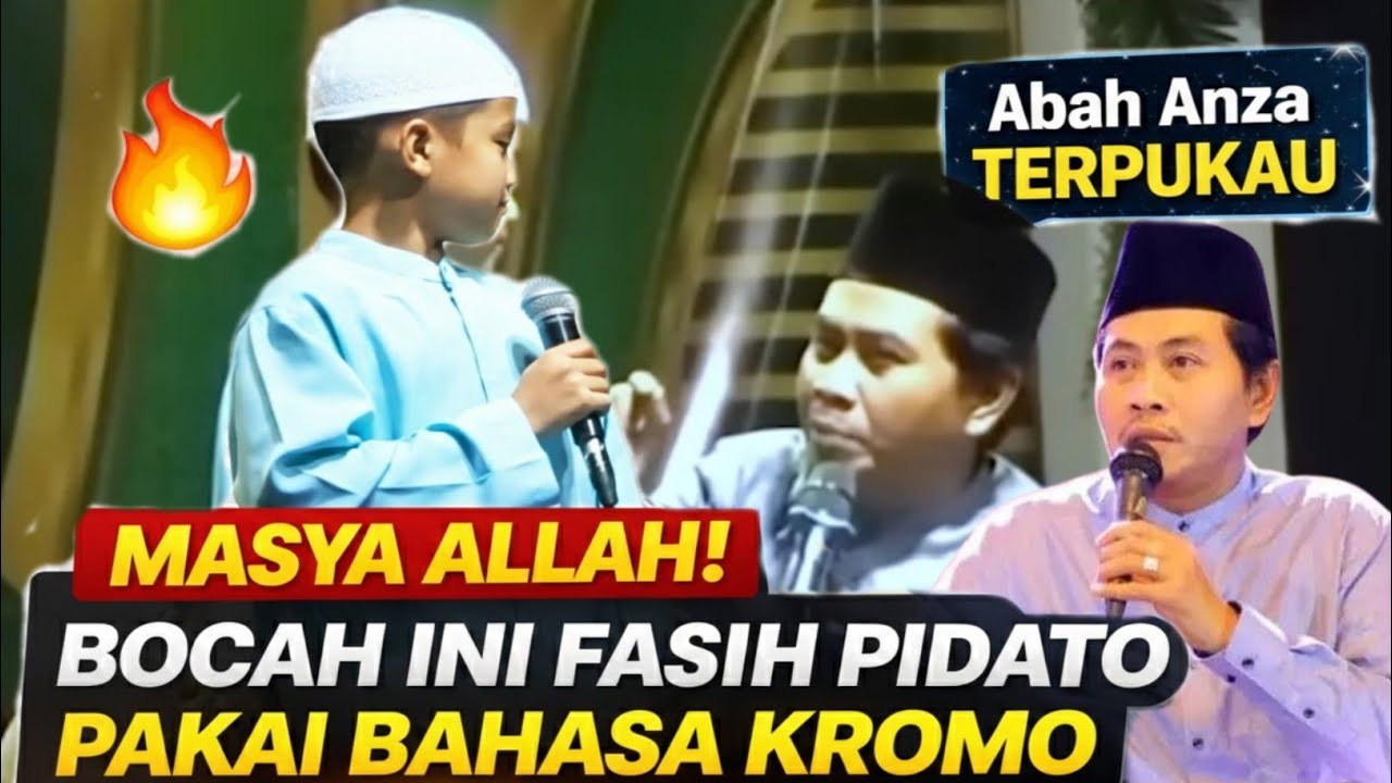 MASYAALLOH ‼️ Abah Anza Kagum, Bocah Kelas 4 Lancar Berbicara Kromo Alus😱