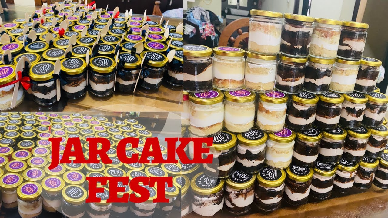 Jar cake fest😍🤩🤩| 110 jar cake in a day 😳🤩😍| Cake vlog|Shamlasworld
