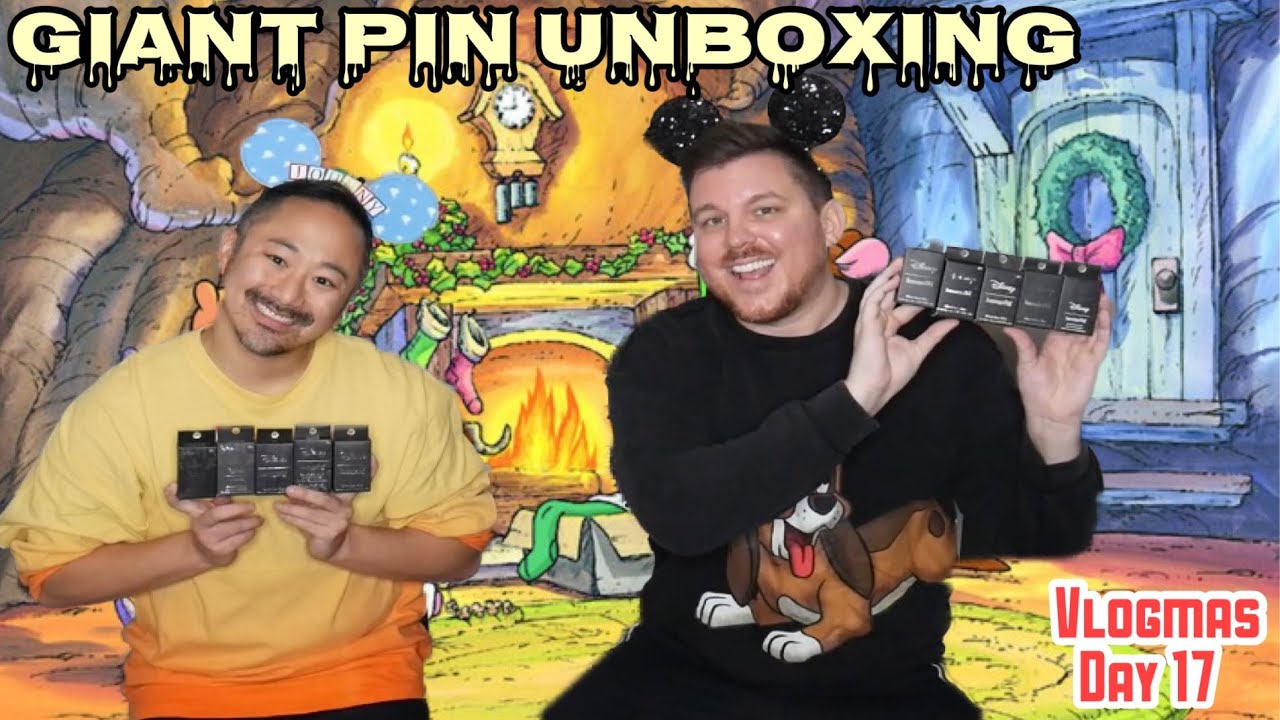 Huge Disney Loungefly Pin Unboxing | Vlogmas Day 17