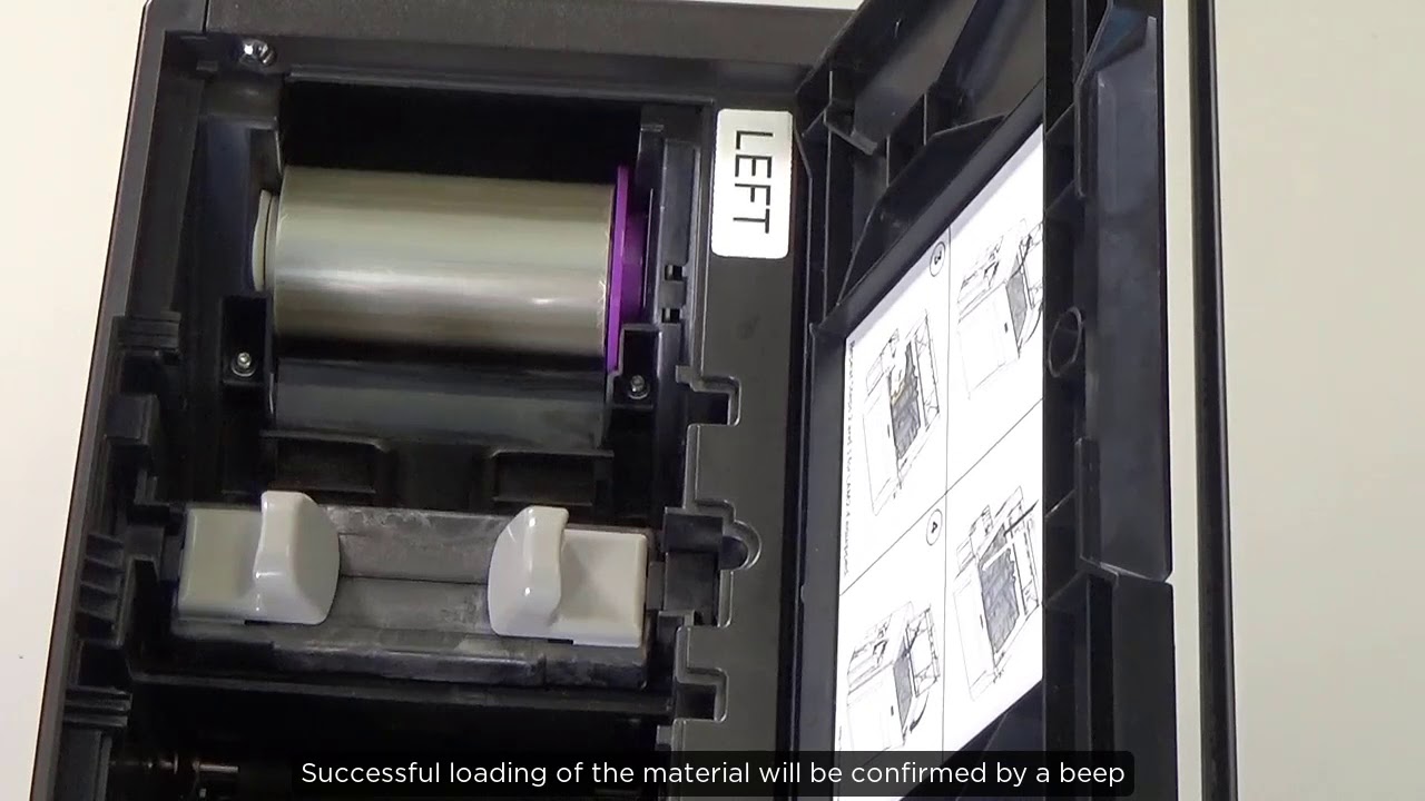 FARGO HDP6600 How to Load Lamination Material