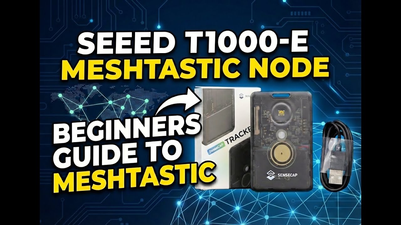 Beginner’s Guide: Seeed T-1000E for Meshtastic Setup 🌟