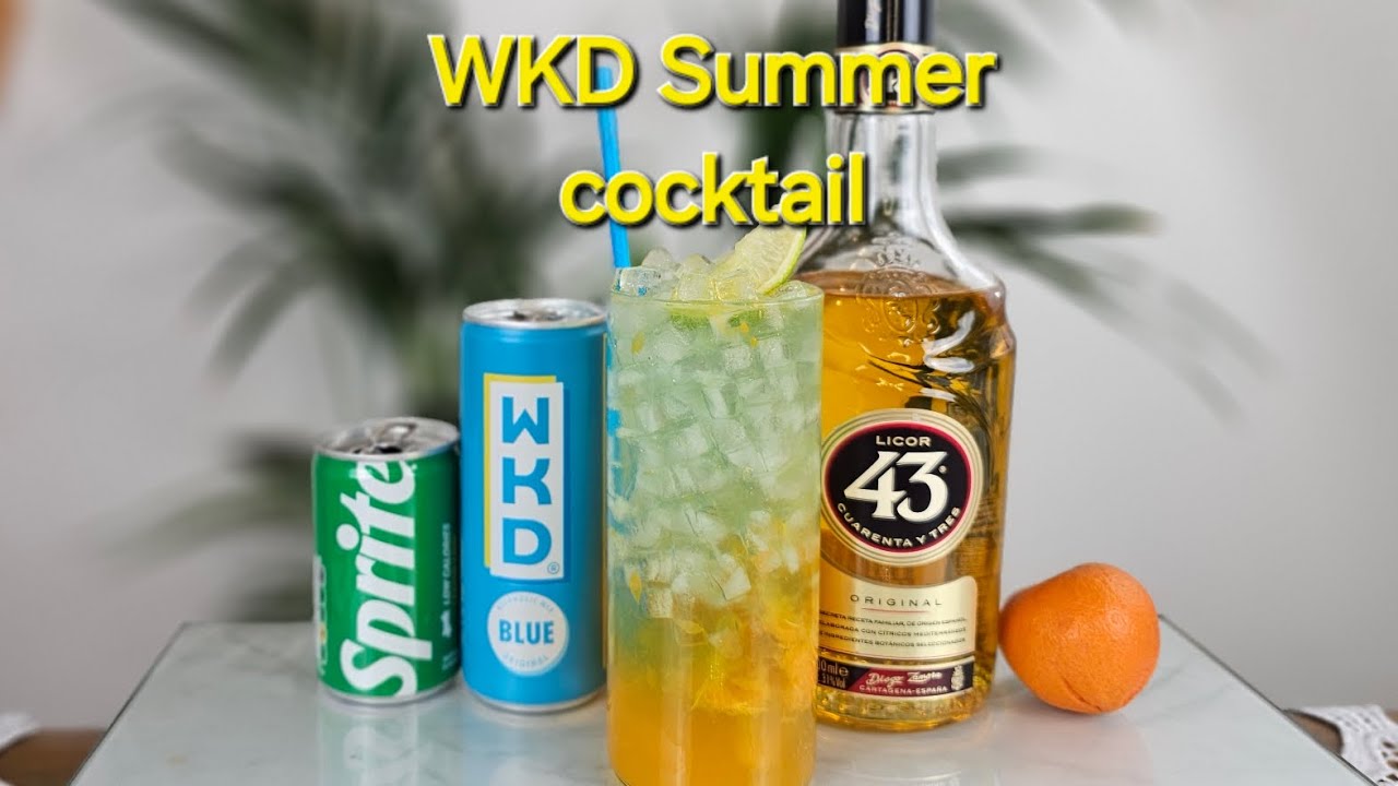 WKD Summer cocktail recipe #wkd #summer #cocktail #recipe #fyp #drink #summercocktails #easycocktail
