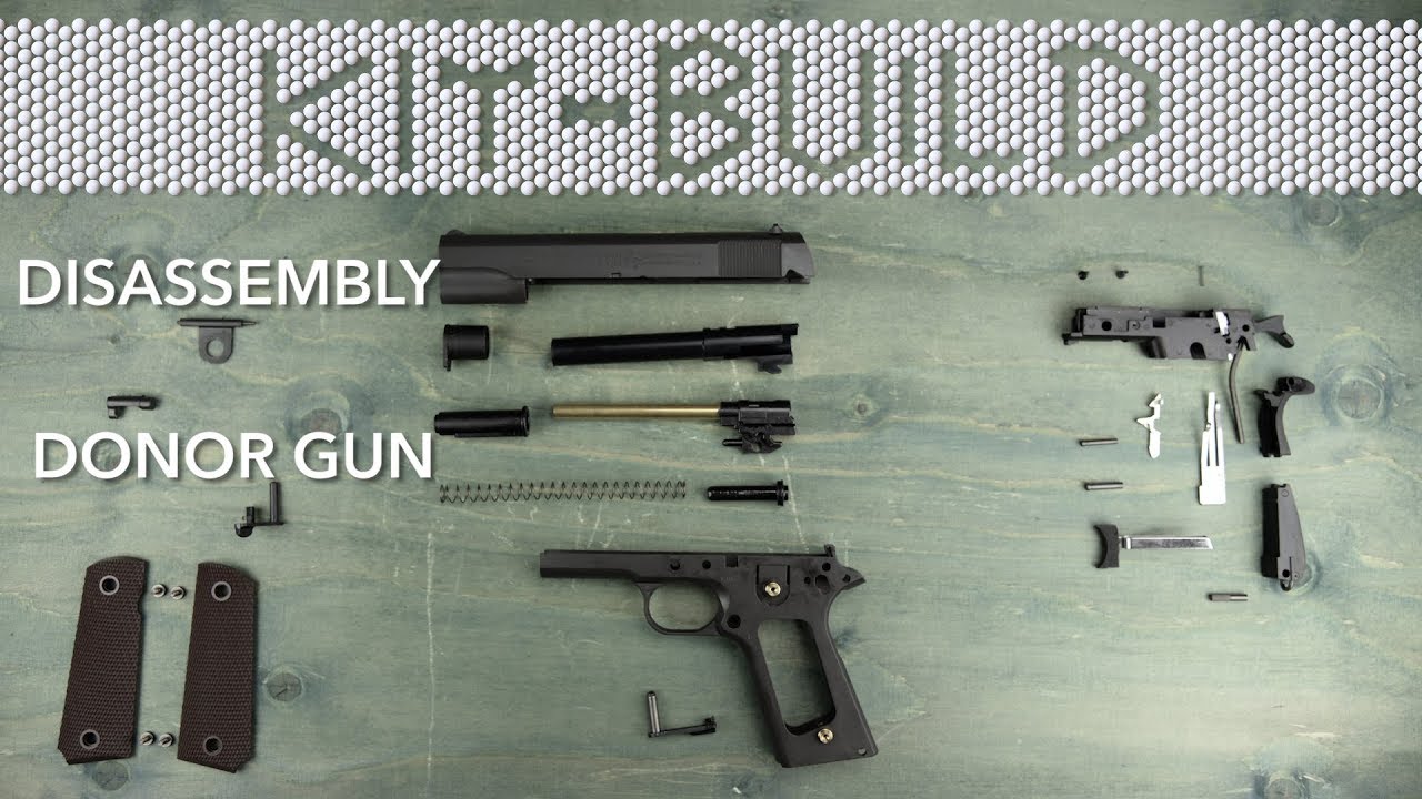 KIT BUILD - DISASSEMBLY DONOR GUN Tokyo Marui M1911A1 | AIRSOFT