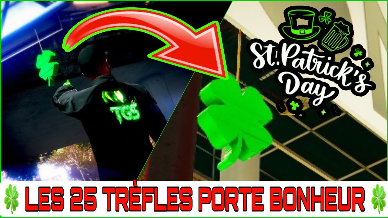 [РУКОВОДСТВО] 🍀НАЙДИТЕ 25 ЗЕЛЕНЫХ СЧАСТЛИВЫХ КЛЕВЕРОВ В GTA ONLINE