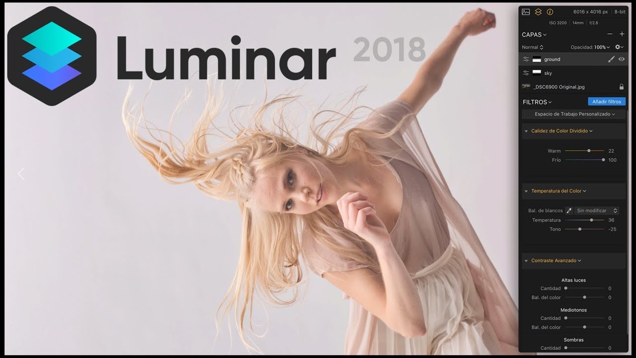 Alternativa de Adobe Lightroom - Luminar 2018 de Skylum