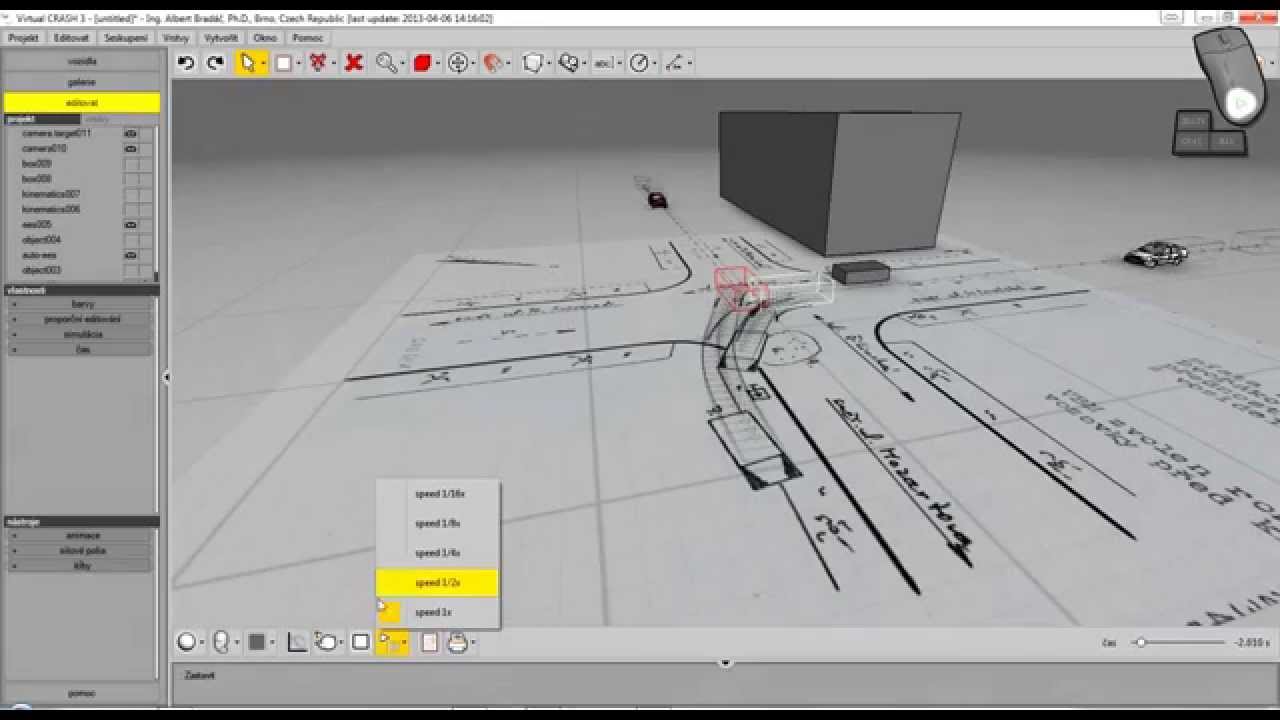 How to solve a simple accident in Virtual Crash 3.0