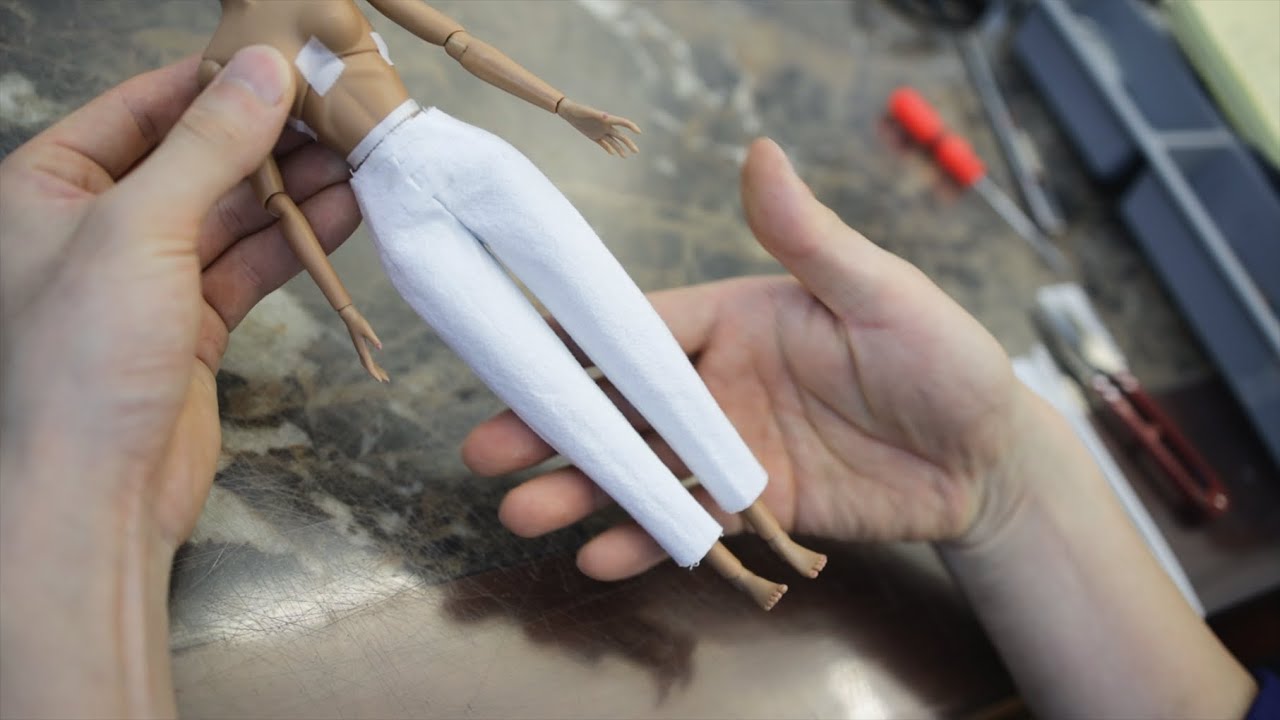Making a doll basic pants pattern [Tutorial]
